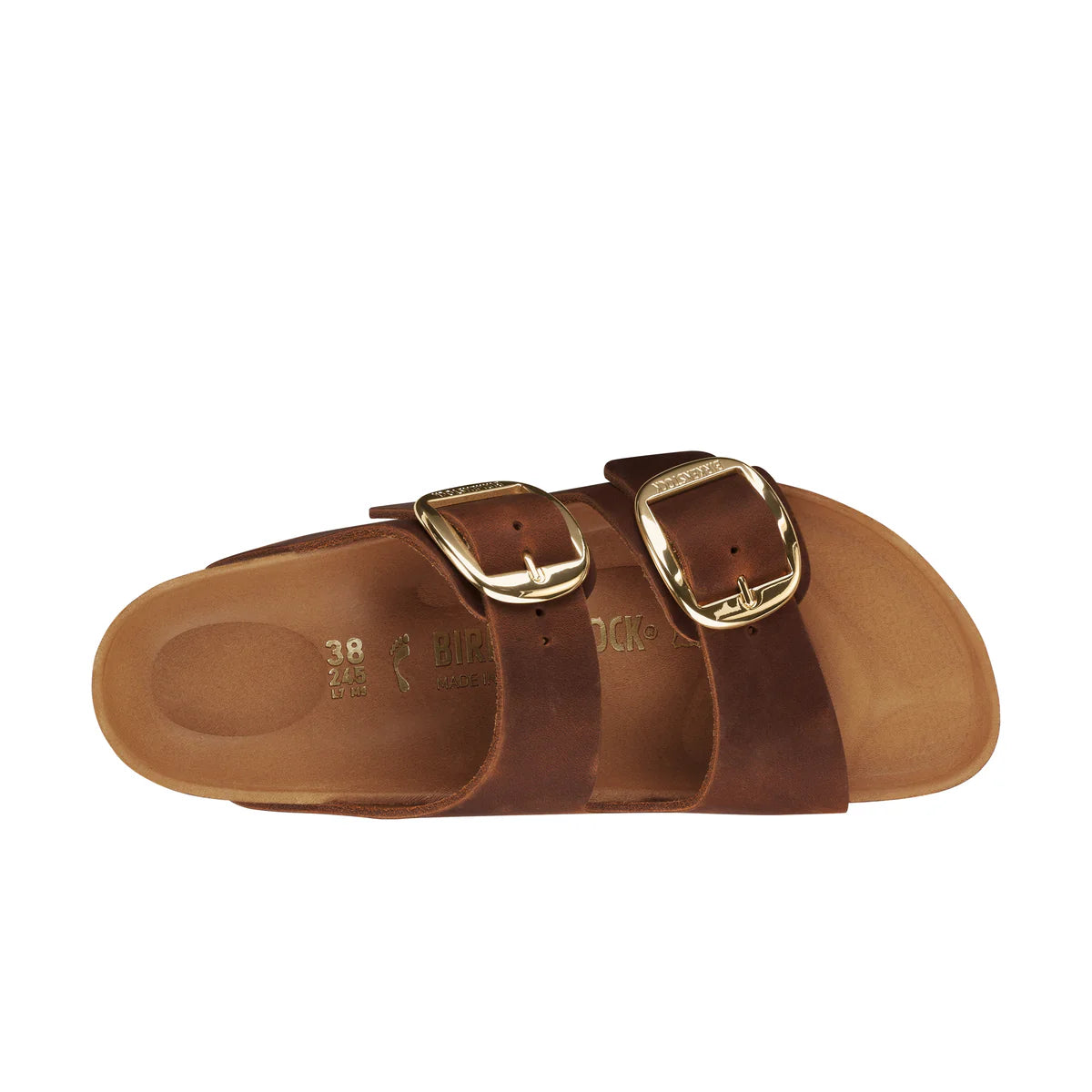 Arizona Big Buckle - Cognac Oiled Leather