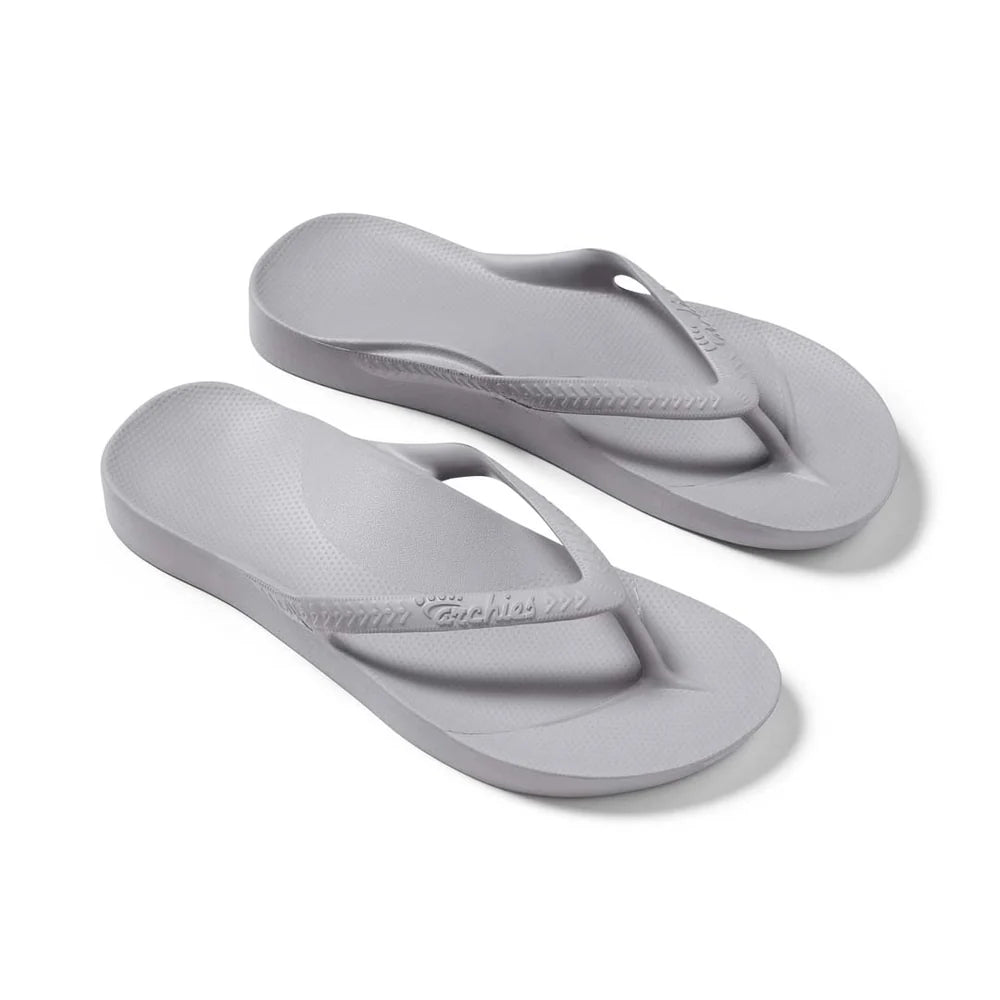 Arch Support Thongs - Grey