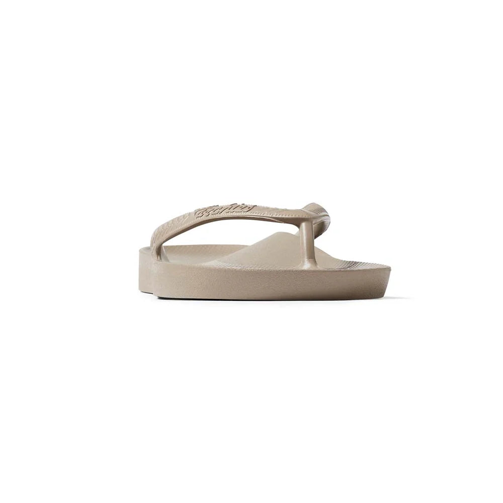 Arch Support Thongs - Taupe