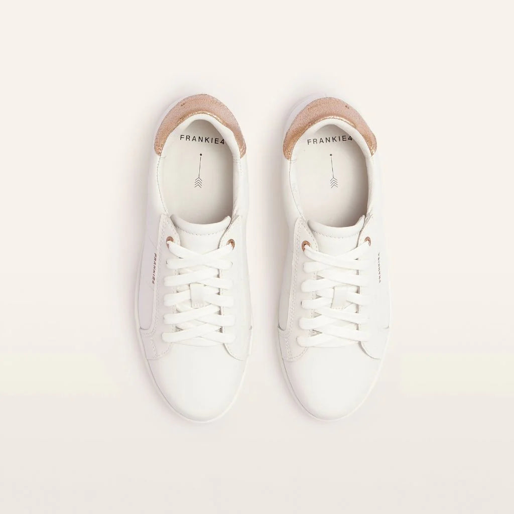 Jackie V White/Rose Gold