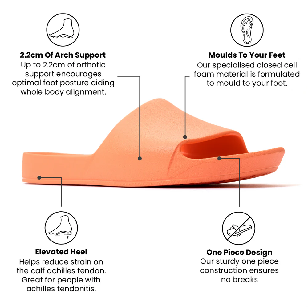 Arch Support Slides Peach