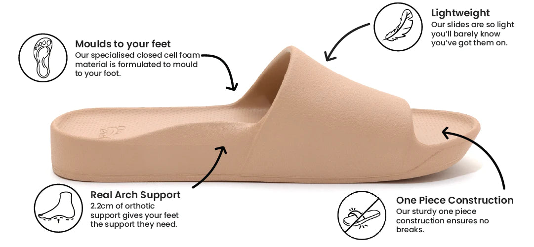 Arch Support Slides Tan