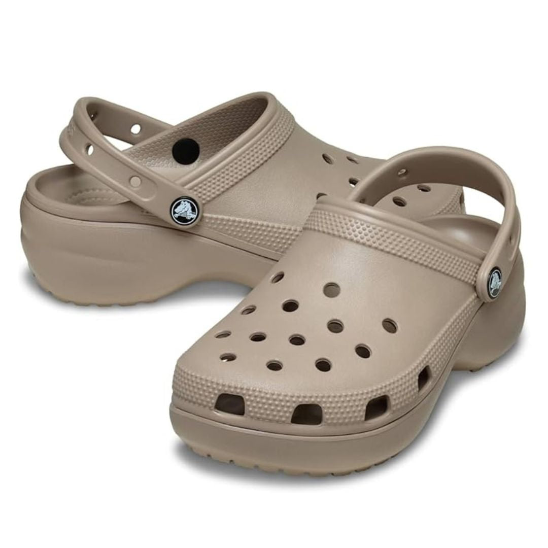 Classic Platform Clog Taupe