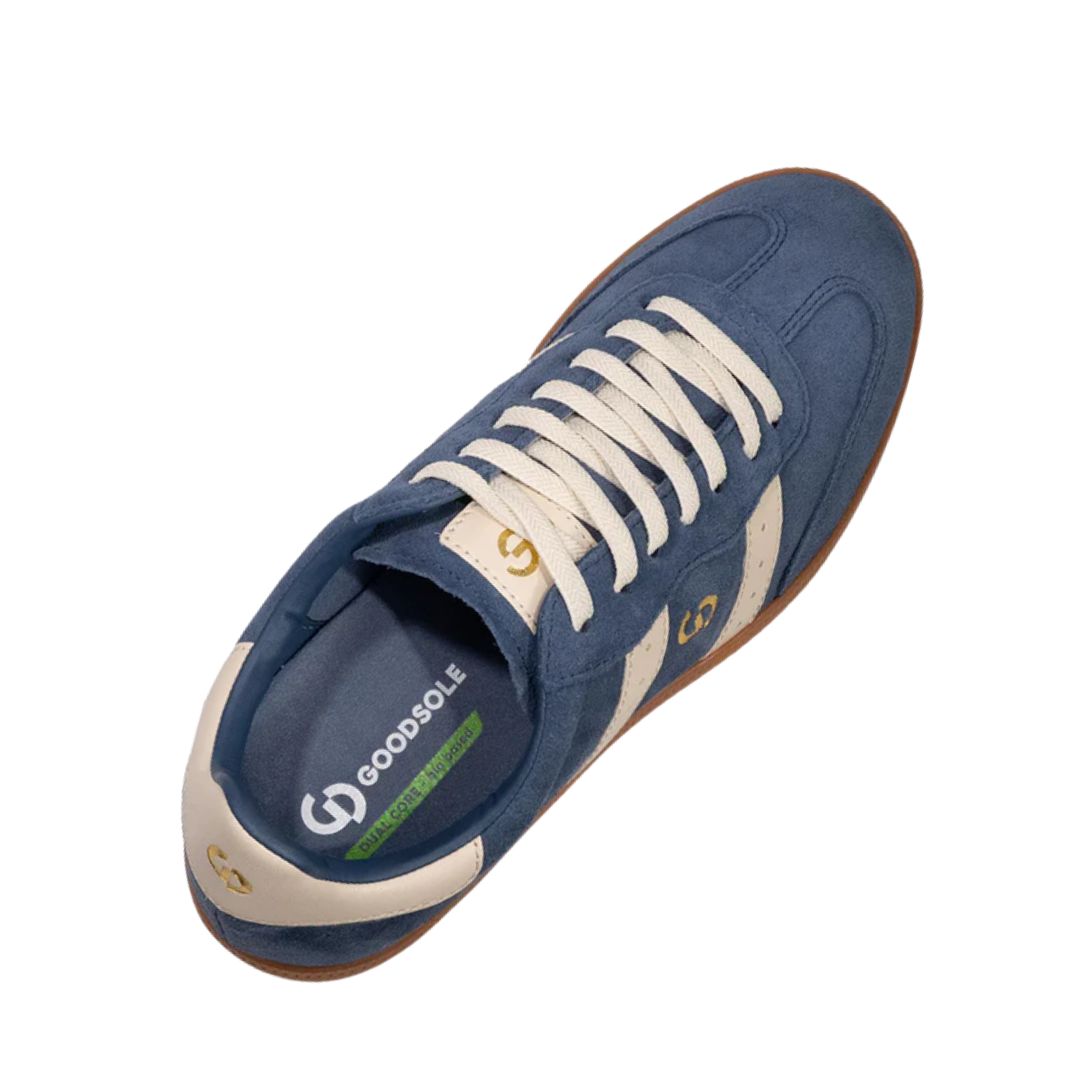 2001 Parrallel Peacock Blue Suede/White Leather