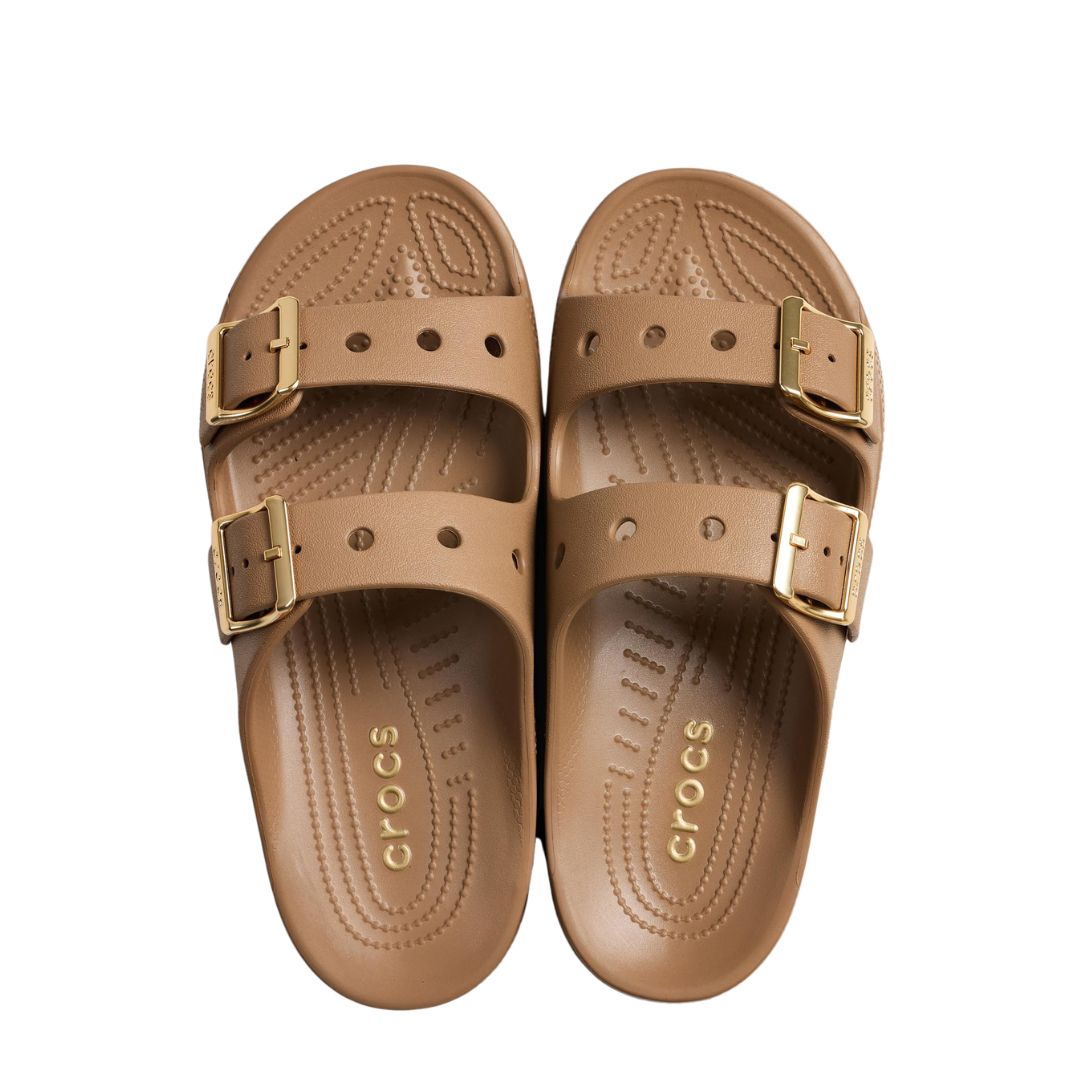 Saturday Metallic Buckle Sandal Sepia