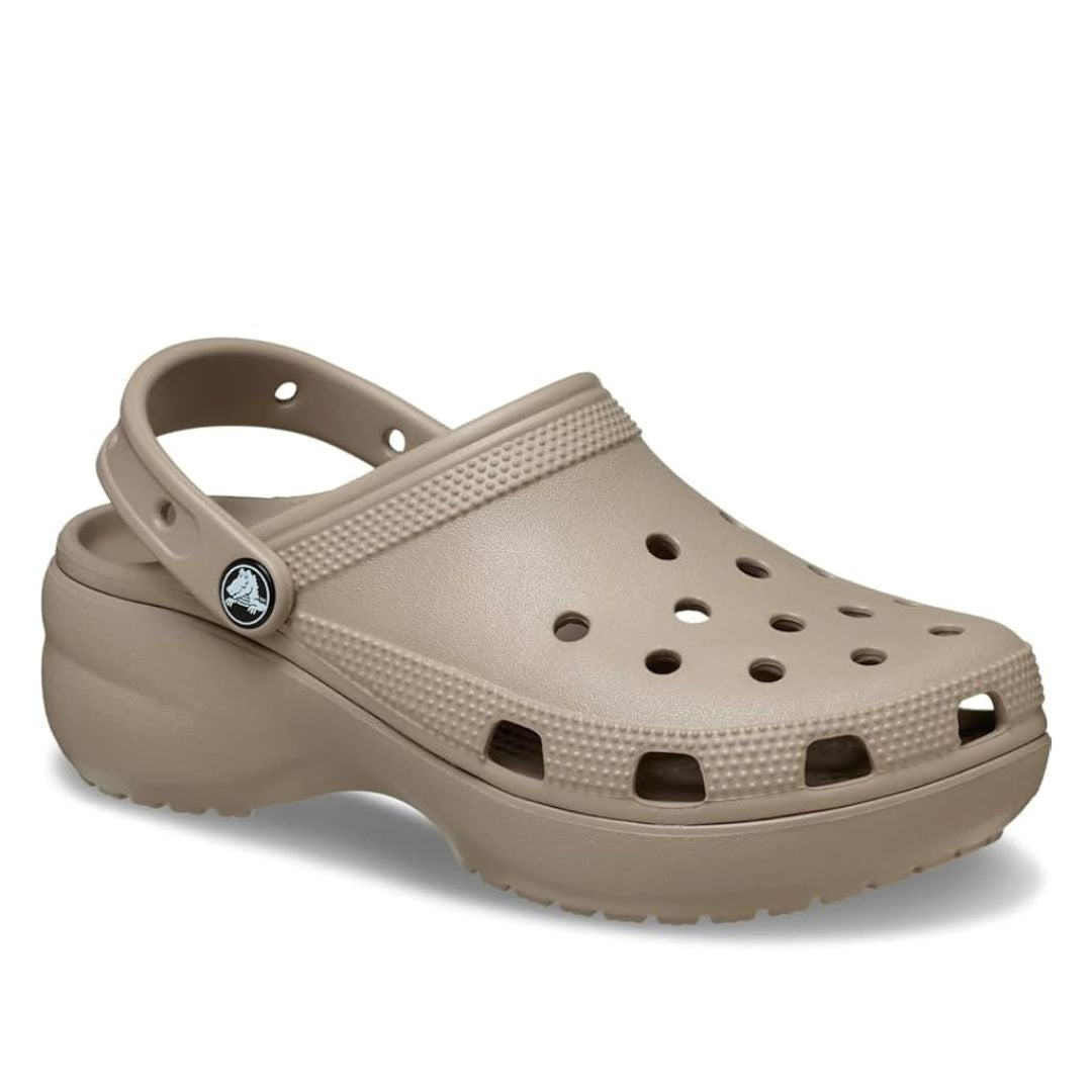 Classic Platform Clog Taupe