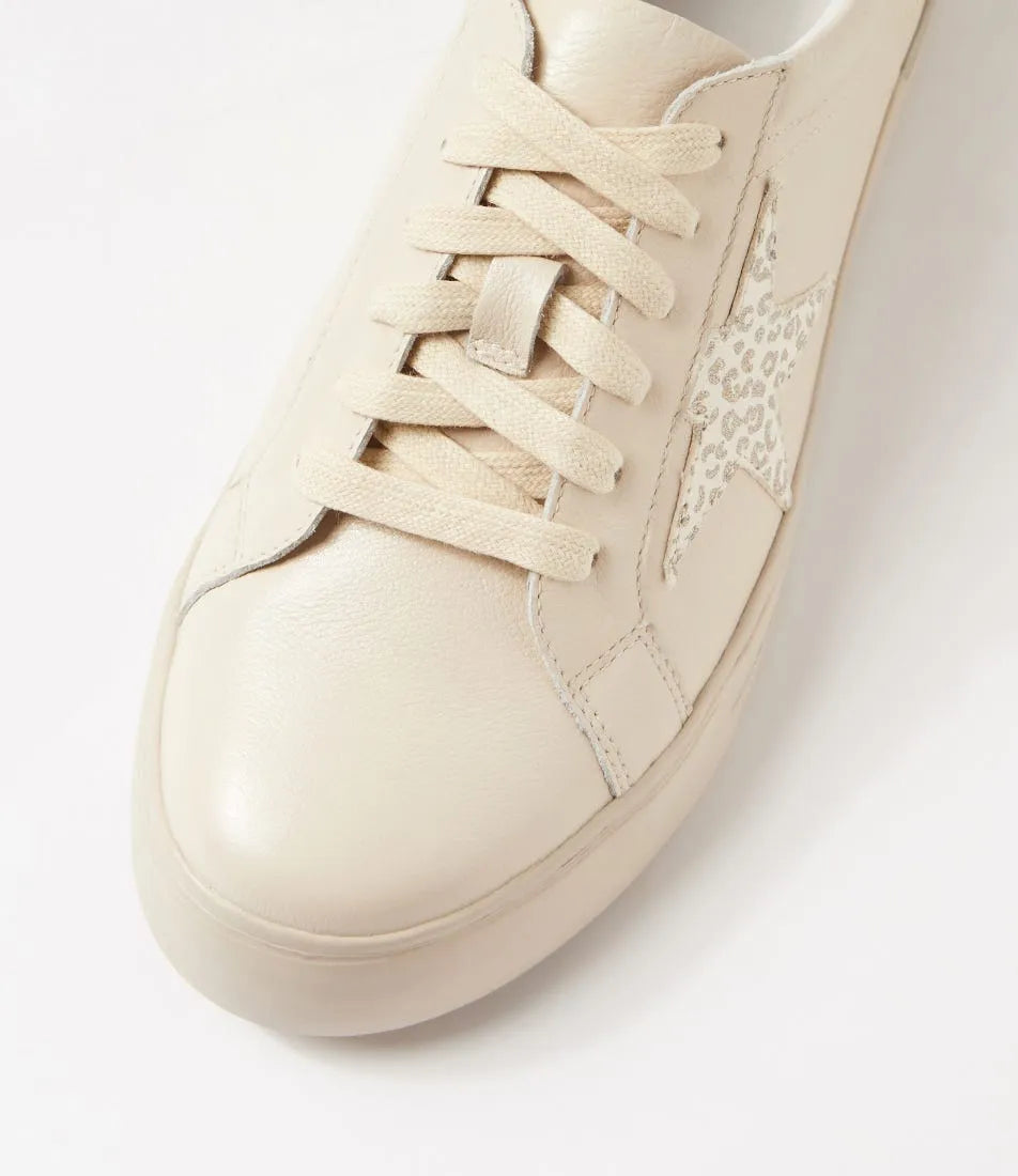 Alysia W Milk Ivory Gold Leopard Multi