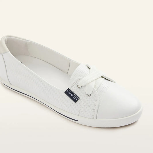 Hannah III White Punched