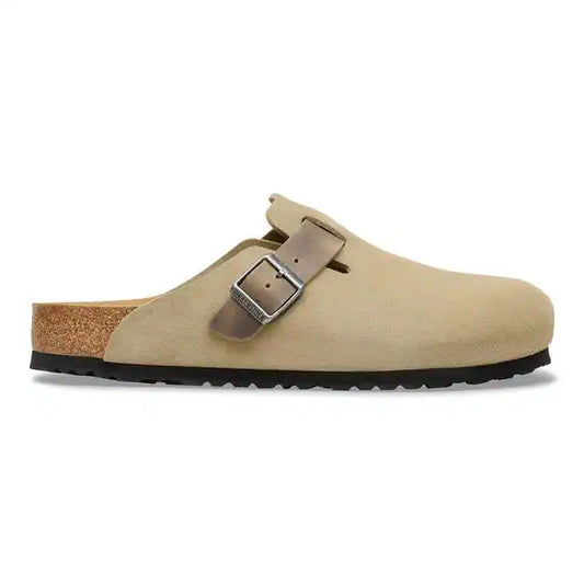 Boston - Faded Khaki Oiled Suede Leather