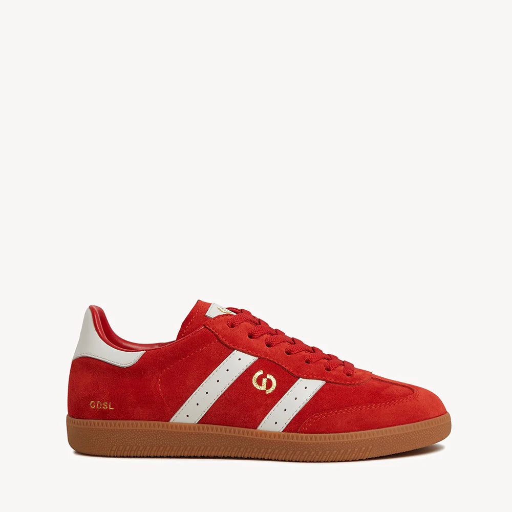 2001 Parrallel Aurora Red Suede/White Leather