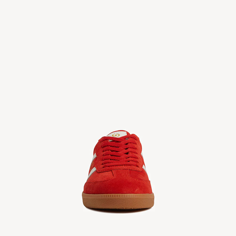 2001 Parrallel Aurora Red Suede/White Leather