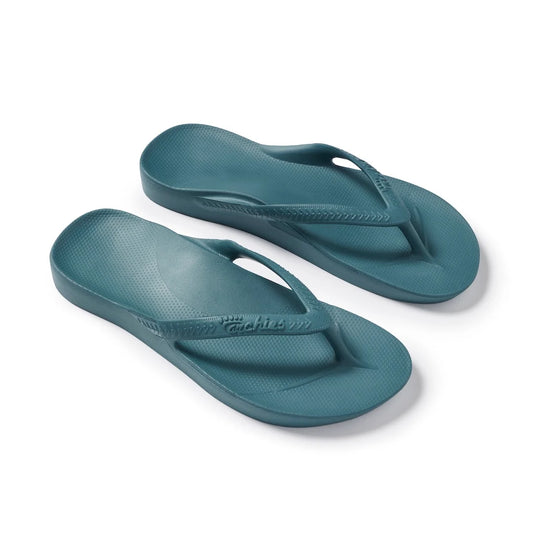 Arch Support Thongs - Teal