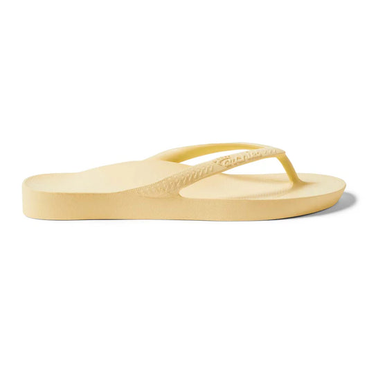 Arch Support Thongs - Lemon