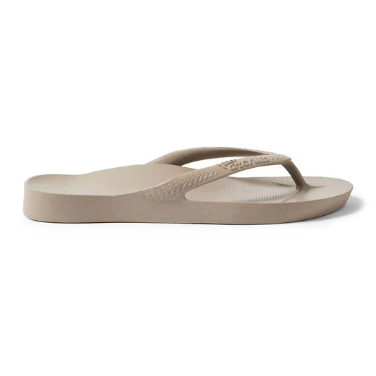 Arch Support Thongs - Taupe