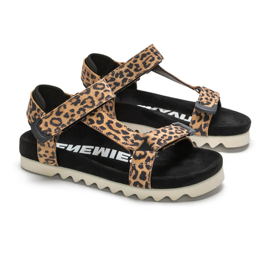 Sandal Tooth Wedge Leopard