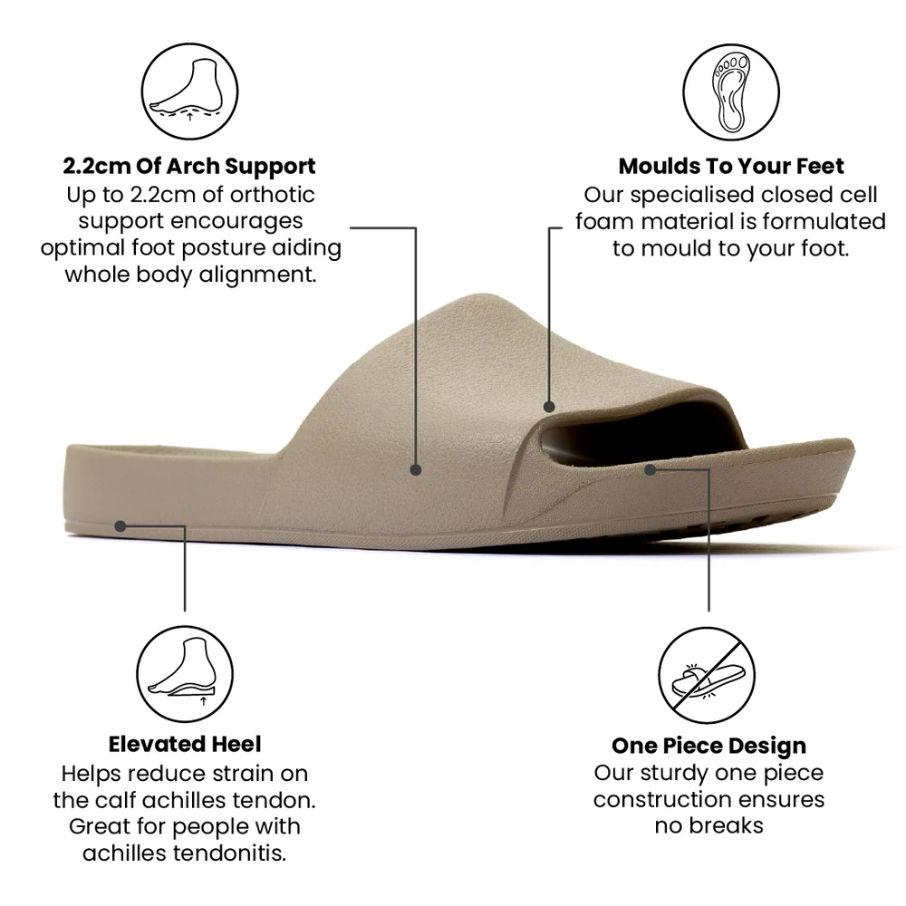 Arch Support Slides Taupe