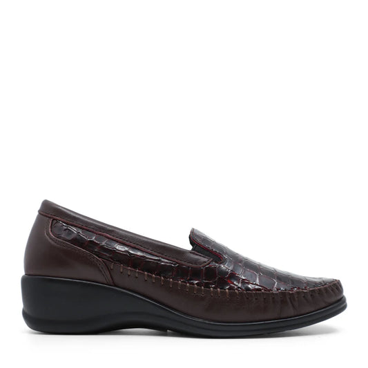 Irene Bordeaux Croc Patent