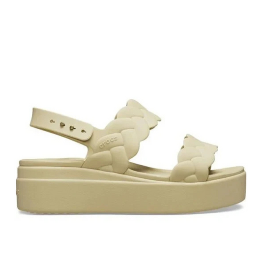 Brooklyn Woven Low Wedge Chai