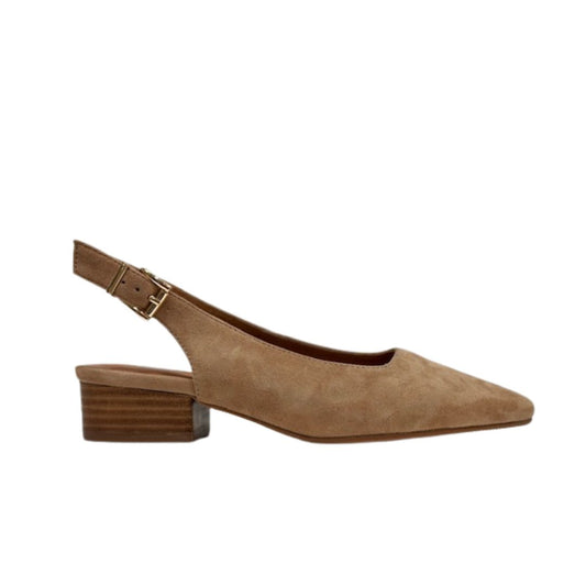 Dove Suede Camel / Gold Buckle