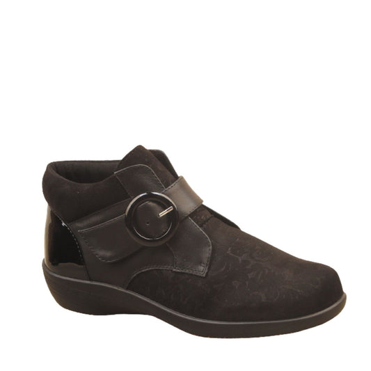 Ari Black Leather Patent