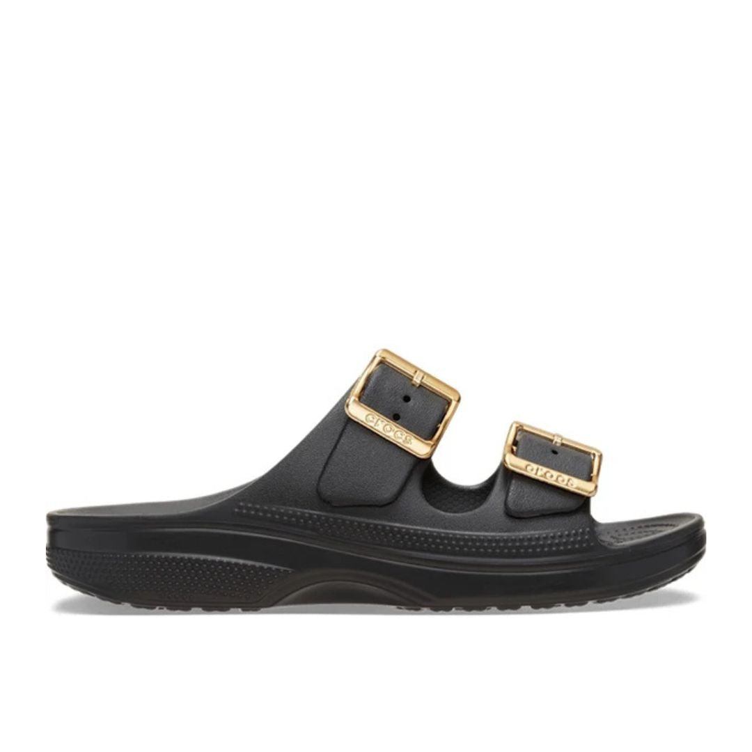 Saturday Metallic Buckle Sandal Black