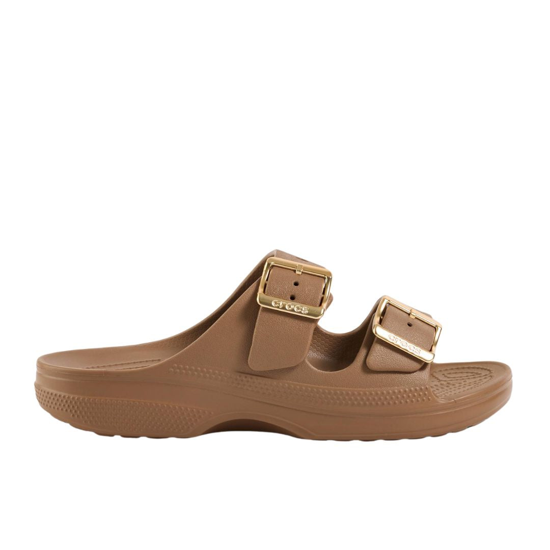 Saturday Metallic Buckle Sandal Sepia