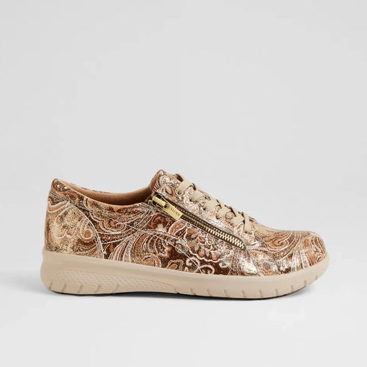 Solar Xf Choc & Gold Paisley