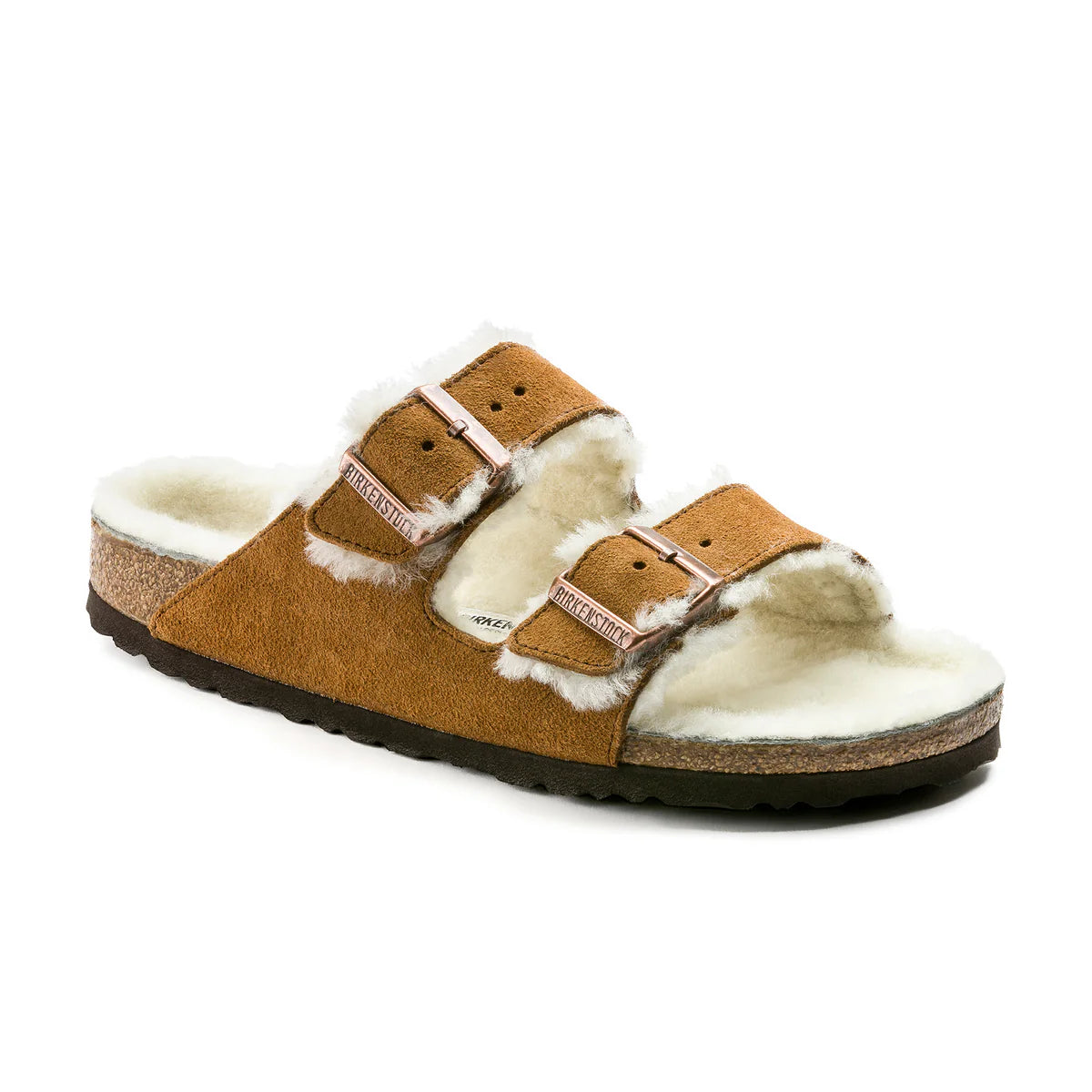 Arizona Shearling - Mink Suede Leather/Shearling