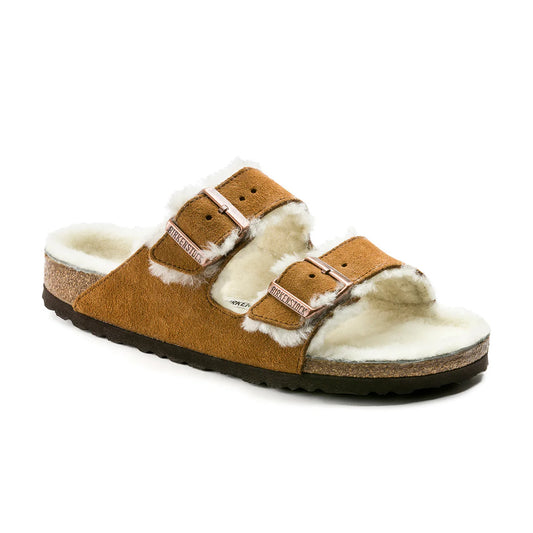 Arizona Shearling - Mink Suede Leather/Shearling