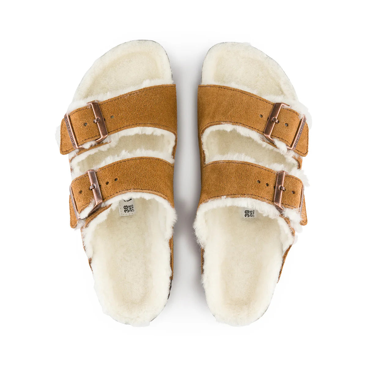 Arizona Shearling - Mink Suede Leather/Shearling
