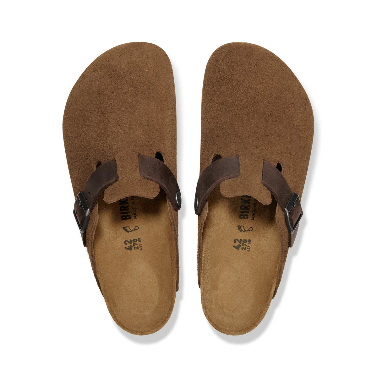 Boston - Dark Tea Oiled Suede Leather