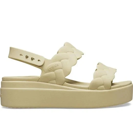 Brooklyn Woven Low Wedge Chai